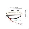 Alnico 5 Electric Guitar Pickups Prewired Noiseless Set for Instrument