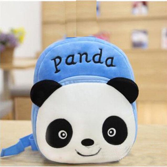 Cute Cartoon Plush Backpack for Toddlers - Double Shoulder, Kindergarten, Early Education, Doll Design