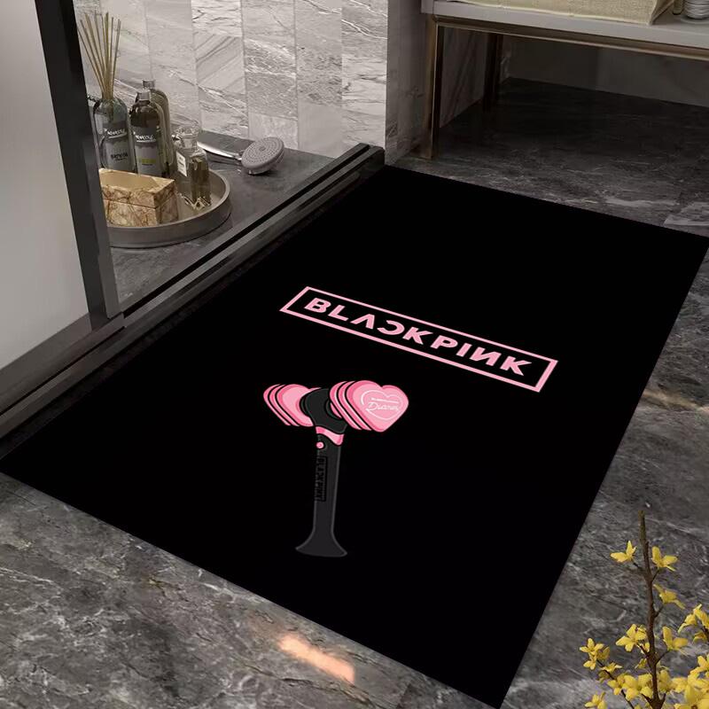 Blackpink Heartbeat Glow Teppichdruck Heimdekoration Schlafsaal Dekoration Zimmer Weihnachtsgeschenke