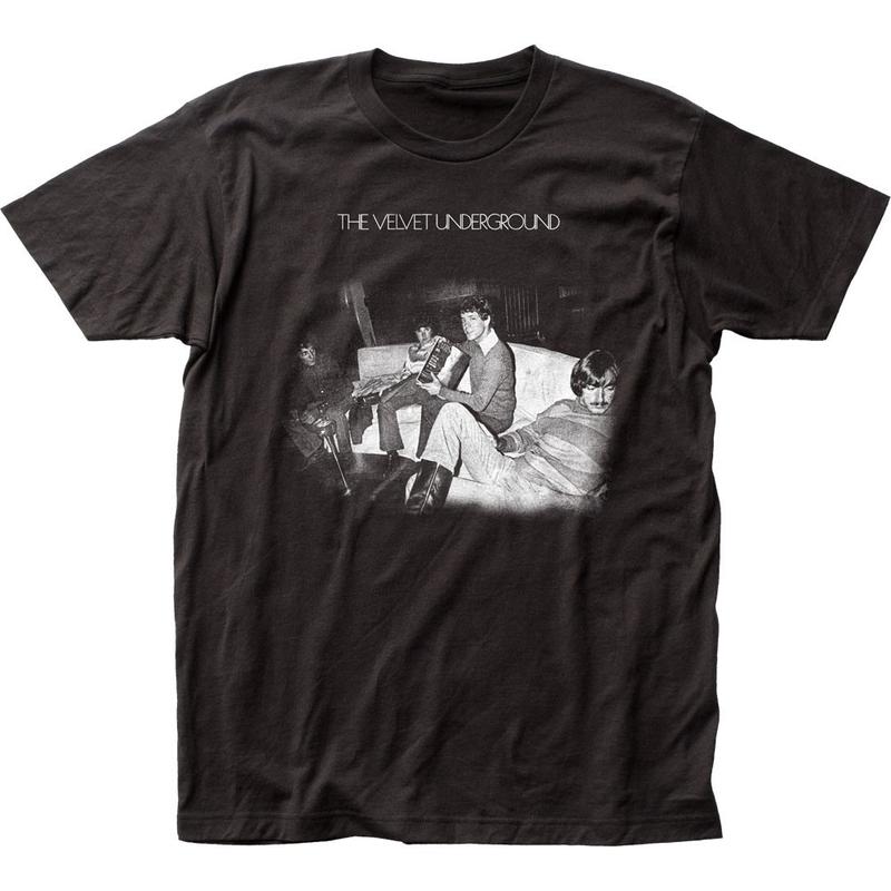 Velvet Underground Self-Titled Unisex T-shirt Music Classic Concert Band Tee Black