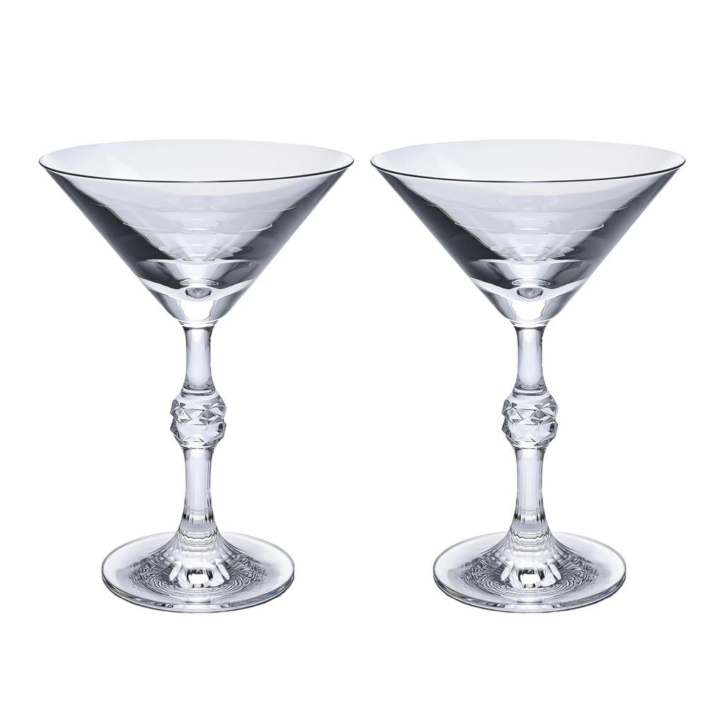 Baccarat Glass Pair Passion Martini Glass 17cm 2813132 [Item]