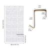 Clear Pocket Wall Storage Set of 2, Hanging Polyester Holder with 15 Front Pockets on Each Panel for Classroom Supplies, Phones and Daily Items