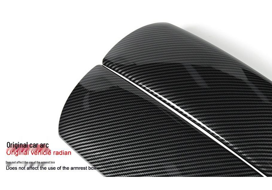 Carbon Fiber Interior Armrest Cover for BMW X5 X6 E70 E71
