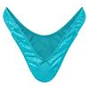 LittleForBig Boys' Silk "Secret T-Back" Panties, Solid Color, Stretchy, Blue, Size L
