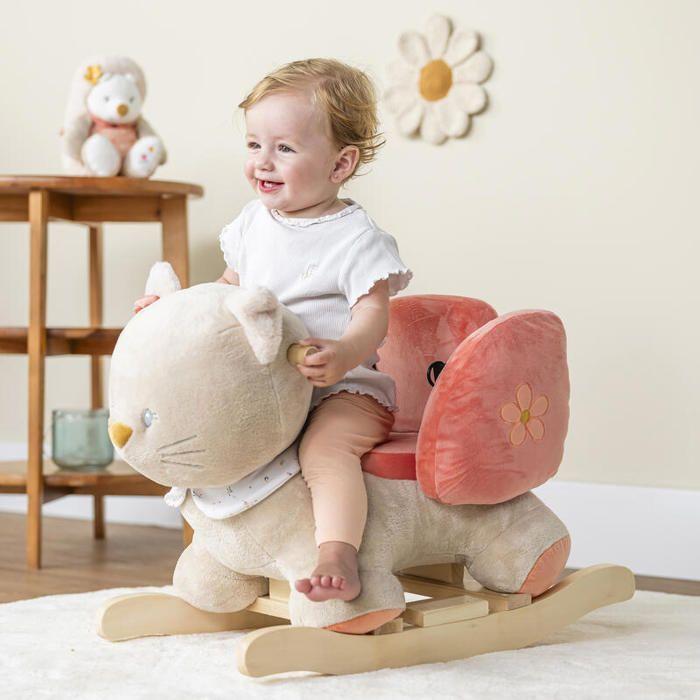 NATTOU - Schaukelpferd Katze Lana beige