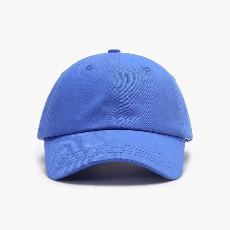Unisex Classic Black Cotton Baseball Hat With Curved Brim For Outdoor Sunshade And Casual Wear