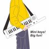 Rechargeable 37 Keys Guitar Electronic Organ Mini Key Board Children Piano with Shoulder Strap  Microphone Musical Gift