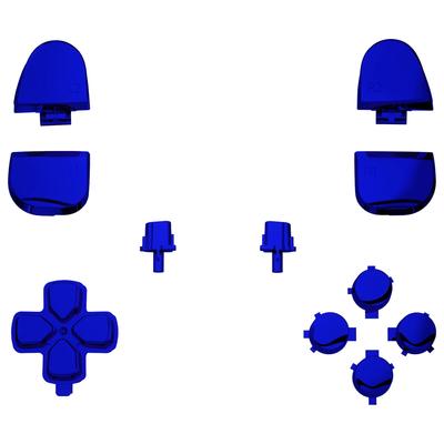 EXtremeRate PS5 Denetleyicisi Yedek R1L1R2L2 Tetik Paylaşım Seçeneği Yüz Tam Set Düğmesi Chrome PS5 Denetleyicisi ile Uyumlu