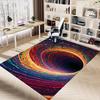 1PC Vortex Swirl Extra Large Non Slip Floor carpet, Office, family, bedroom, Studio   Large Area Rug Indoor Rugs, , Vibrant Colors