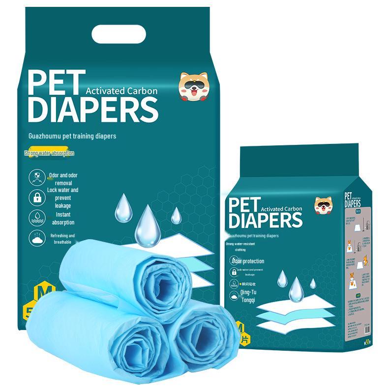 Dog Pee Pads - Absorbent, Deodorizing, Thickened Disposable Diapers (100 Pack)
