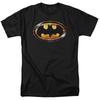 DC Comics - Batman 1989 - Batman Shiny Logo - Adult Unisex T-Shirt - Black