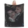 Soft Blanket Girls Boys Camping I-Interview With The Vampire IWTV Throw Blanket  Bedspread For Couch Bed Print Sofa Bed Cover