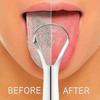 1Pc Single Layer Tongue Scraper Reusable Stainless Steel Oral Mouth Brush Tongue Scraper Fresh Breath Maker For Women Men