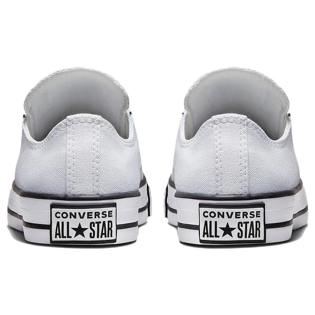 Converse Tênis de Lona de Cano Baixo All Star 70 Versátil Tênis Feminino Branco Preto A03528