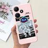 For Infinix Hot 30i 30 Play NFC Case Moon Night Flower Liquid Silicone Back Cover For Infinix Hot 30Play 30i 30 Play Phone Case