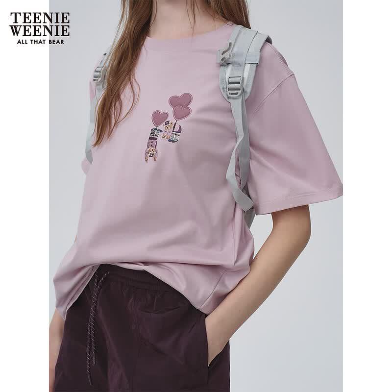 Teenie Weenie Women's Cartoon Bear T-Shirt