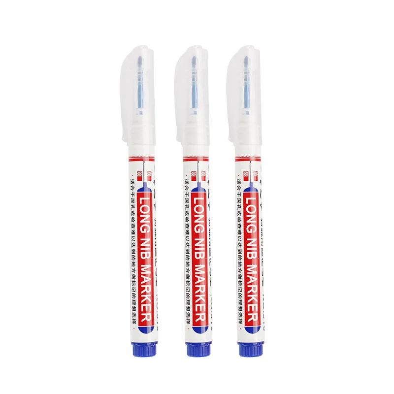 White Marker Pens 0.7/1.0/2.5mm Waterproof Oily Permanent Paint Pen Markers for Wood Rock Plastic Leather Glass Metal Ceramic