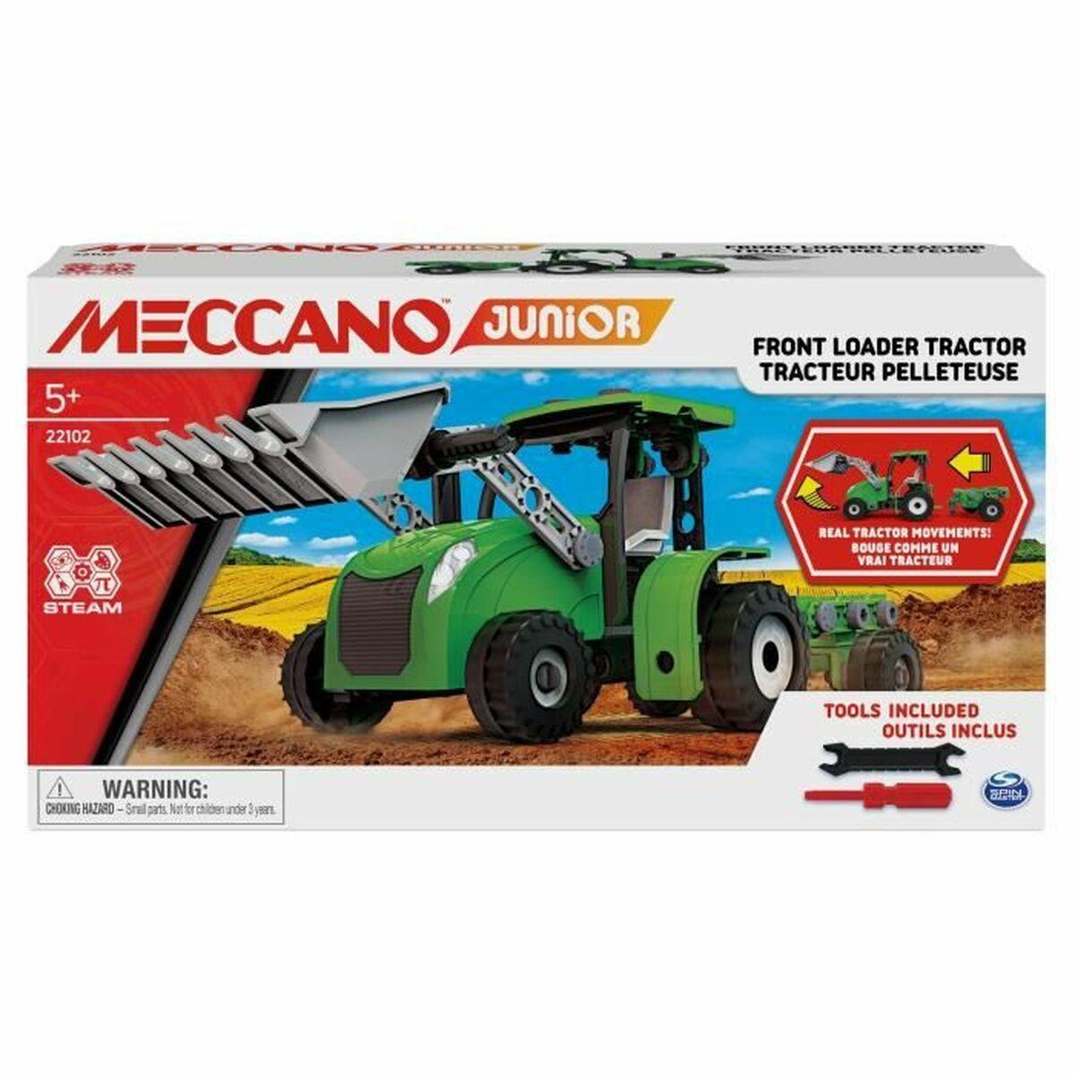 

Трактор с лопатой Meccano STEM 110 Запчасти TU прозрачный