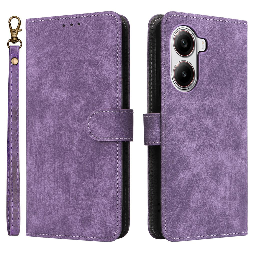 For Xiaomi Poco X7 Pro 5G/Redmi Turbo 4 5G Wallet Case RFID Blocking PU Leather Cover Viewing Stand