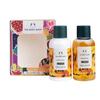 Coffret Cadeau Gel Douche Et Lait Corporel Hibiscus Hydratant Parfum Floral Format Voyage 50 Ml Duo Usage Quotidien