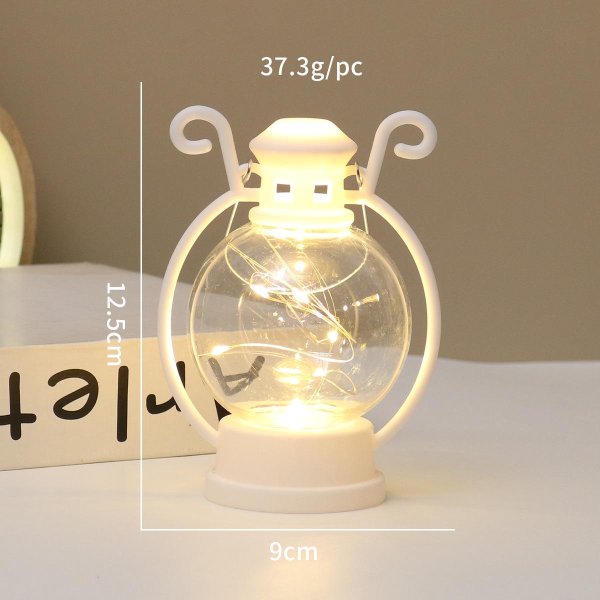 Halloween Ball LED Light Electronic Candle Lantern Windproof Handheld Decoration for Home Christmas Easter Ramadan Birthdays 9*12.5cm