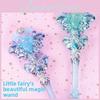 Crystal Butterfly Fairy Magic Wand With Light And Sound For Girls Children Gift