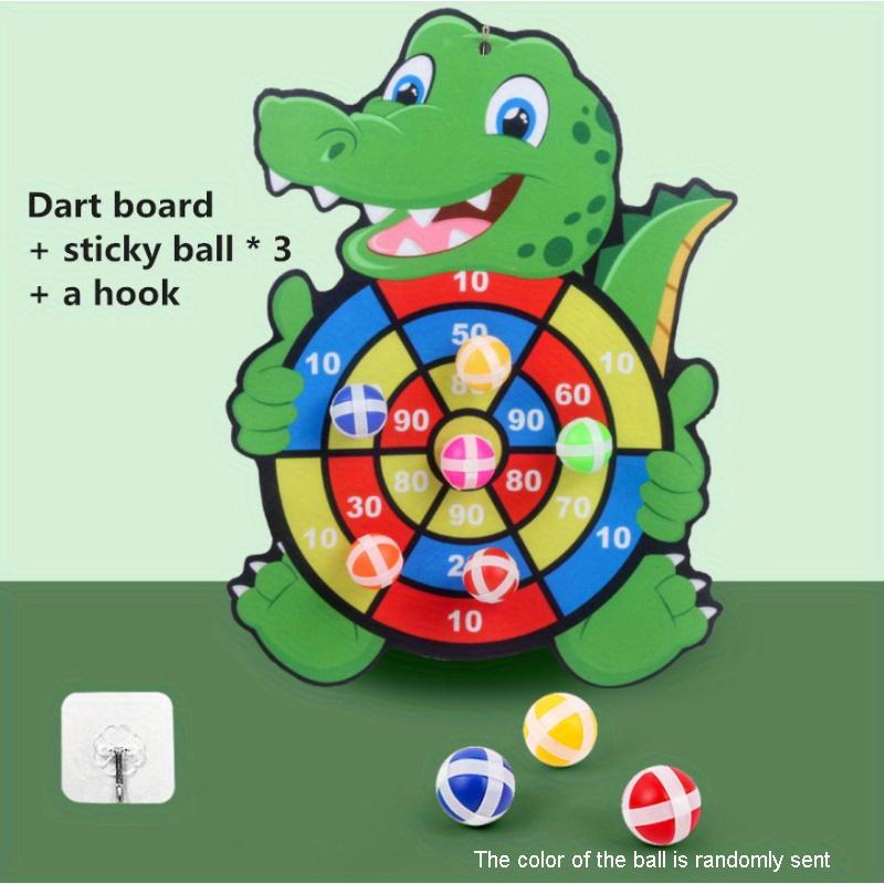 Educational Toy - Cartoon Animal Dart Board Sticky Ball - Perfect Christmas Gift for Kids Christmas, Thanksgiving Gift