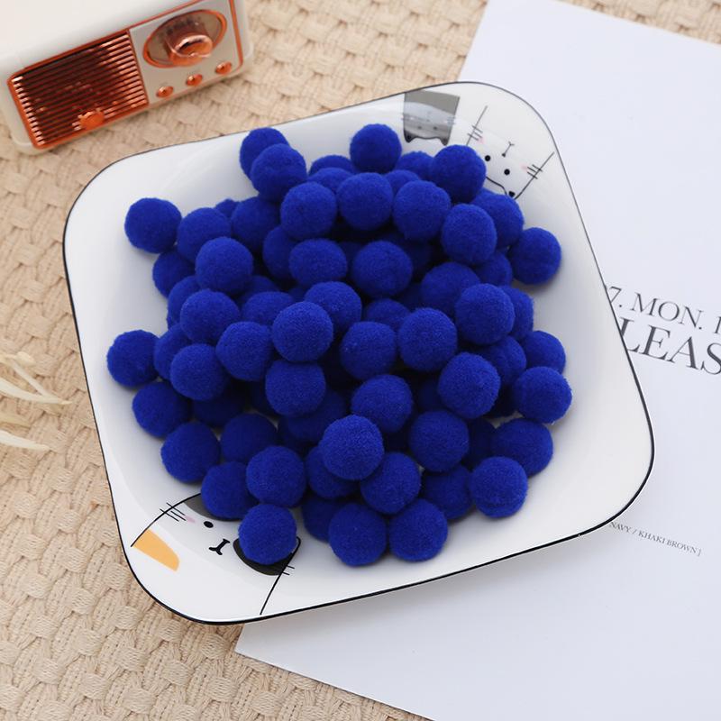 2.5cm High Elastic Plush Balls - Handmade DIY Toys & Decorative Accessories
