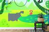 Photomural At The Watering Hole Iq-1360 Self-Adhesive Mural 180x120