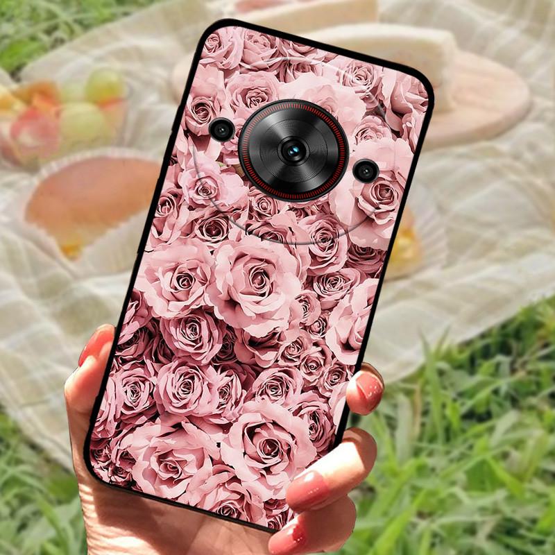 For ZTE Nubia Focus 5G Case Cover For Nubia Focus 5G Silicone Soft Marble Black Bumper Coque for ZTE Nubia Focus 5G Protective