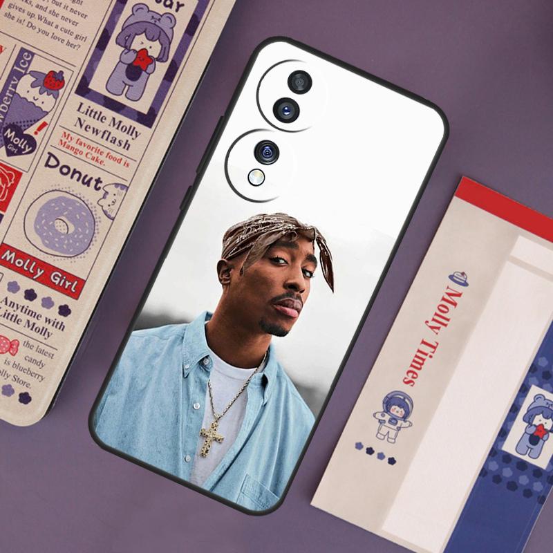 2Pac Hip Hop Singer Case For Honor 200 50 70 90 Lite X9b X9a X8b X8a X8 X9 X9c Honor Magic 7 Lite 6 5 Pro Cover