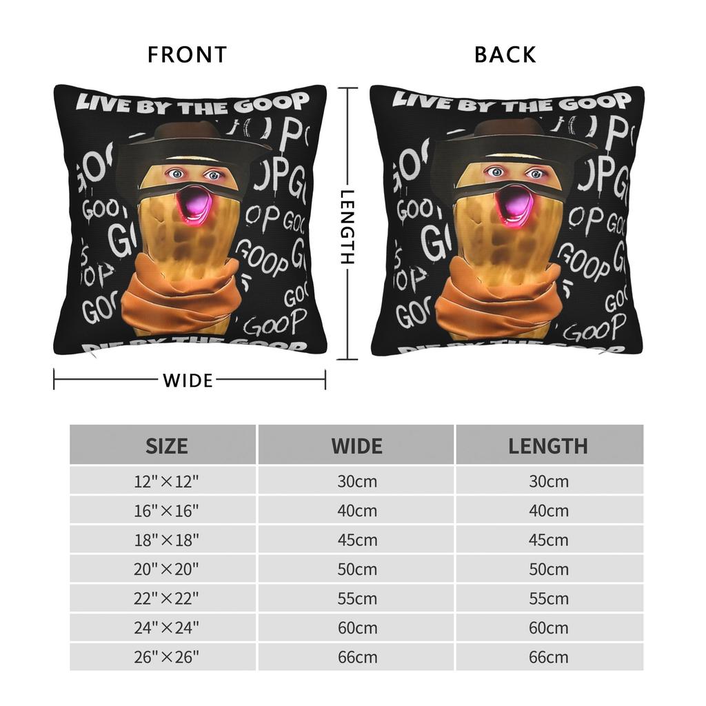 Funny The Burnt Peanut GOOP Bungulator Pillow Case Funny Pillow Cover Soft Pillowcases For Office Car Home Decor