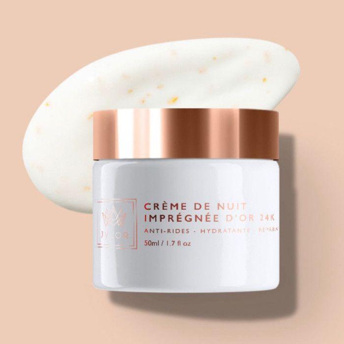 Crème De Nuit - or 24K - Hypoallergénique - 50 Ml - Tous Types De Peau