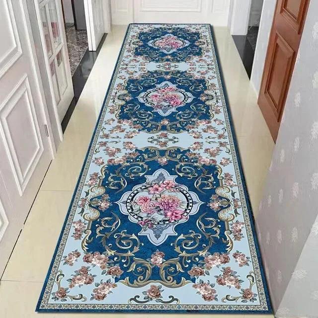 Haushalt Langflur Teppich Flur Gangläufer Heimdekoration Langer Teppich Treppenhaus Eingangsbereich Rutschfeste Matte