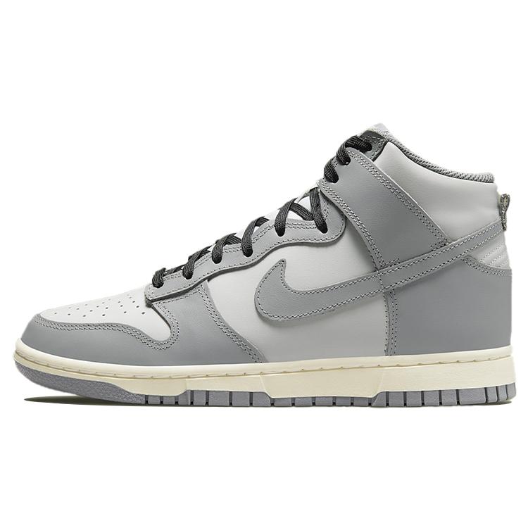 

Женские кроссовки Nike Dunk High серые парусиновые 40