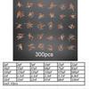 300pcs Ceramic Assortment Values Electronic Components