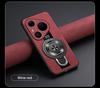 For Huawei Pura 90 Pro Max Wireless Charging Magnetic Ring Holder Case For Pura 90ProMax Soft Frame PU Leather Shockproof Cover