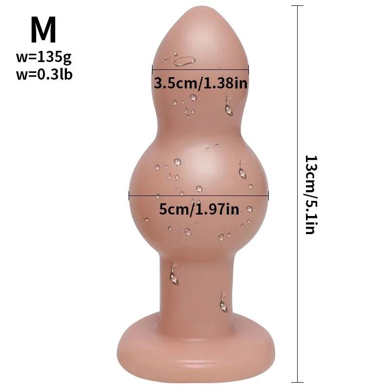 3 Sizes Large Anal Plug Big Butt Plug Ball Adult Sex Toys For Women/Men Gay Masturbators Anal Toys Vaginal Anus Dilator Sex Shop