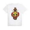 Camiseta Dogtown Skateboards PC Tail Tap OG Anos 70 Branca