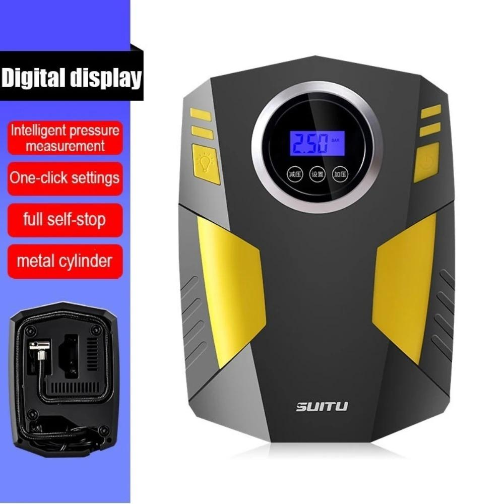 

Цифровой насос для накачивания шин, 12 В постоянного тока, автомобильный портативный воздушный компрессор, насос 150 PSI, автомобильный воздушный компрессор для авто, мотоциклов, велосипедов