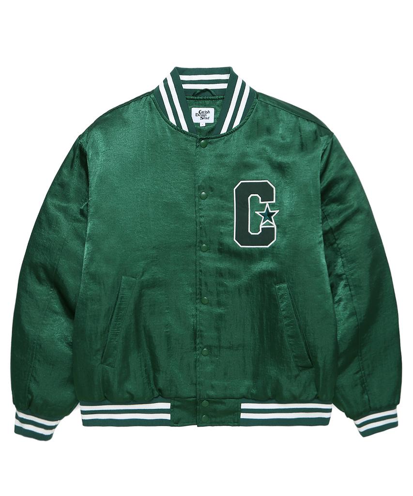 Cavish Seller Logo Baseball Jacket Green(Cv2Csub940A)