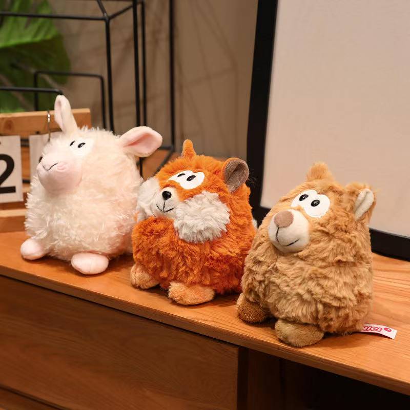 Latest Cute Forest Animal Doll Kawaii Stuffed Plush Toy Handmade Doll Cartoon Anime Cute Children's Birthday Gift Doll Christmas
