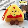 Hamburger Plush Keychain With Scented Beads For Kids And Collectors