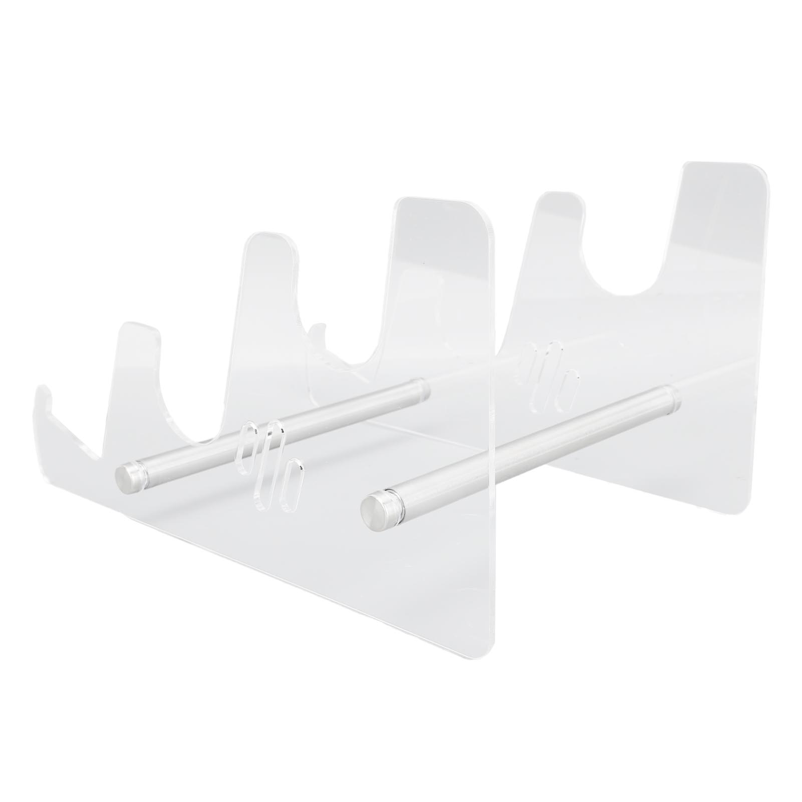 Acrylic Keyboard Display Stand Mechanical Computer Keyboard Stand Shelf for Desk 3 Tier Keyboards Storage Holder Detachable