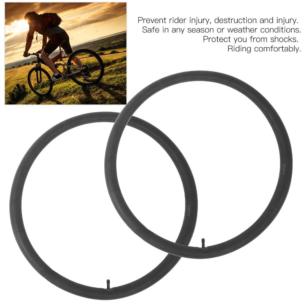 2PCS Butyl Rubber Inner Tube Replacement 26x1.95/2.125 Bike Tires Tube Cycling Accessories
