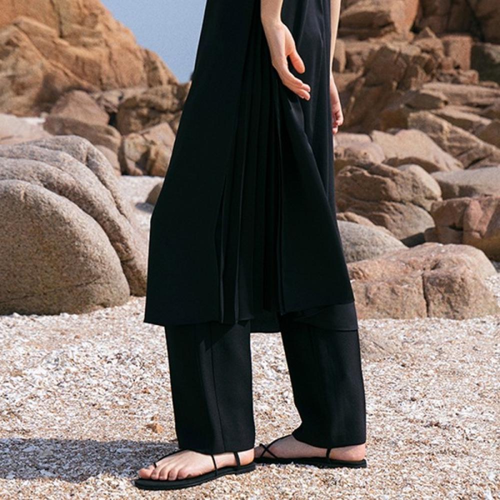 

Она S Miss Back Banding Crinkle брюки SwwSln21080 beige/55