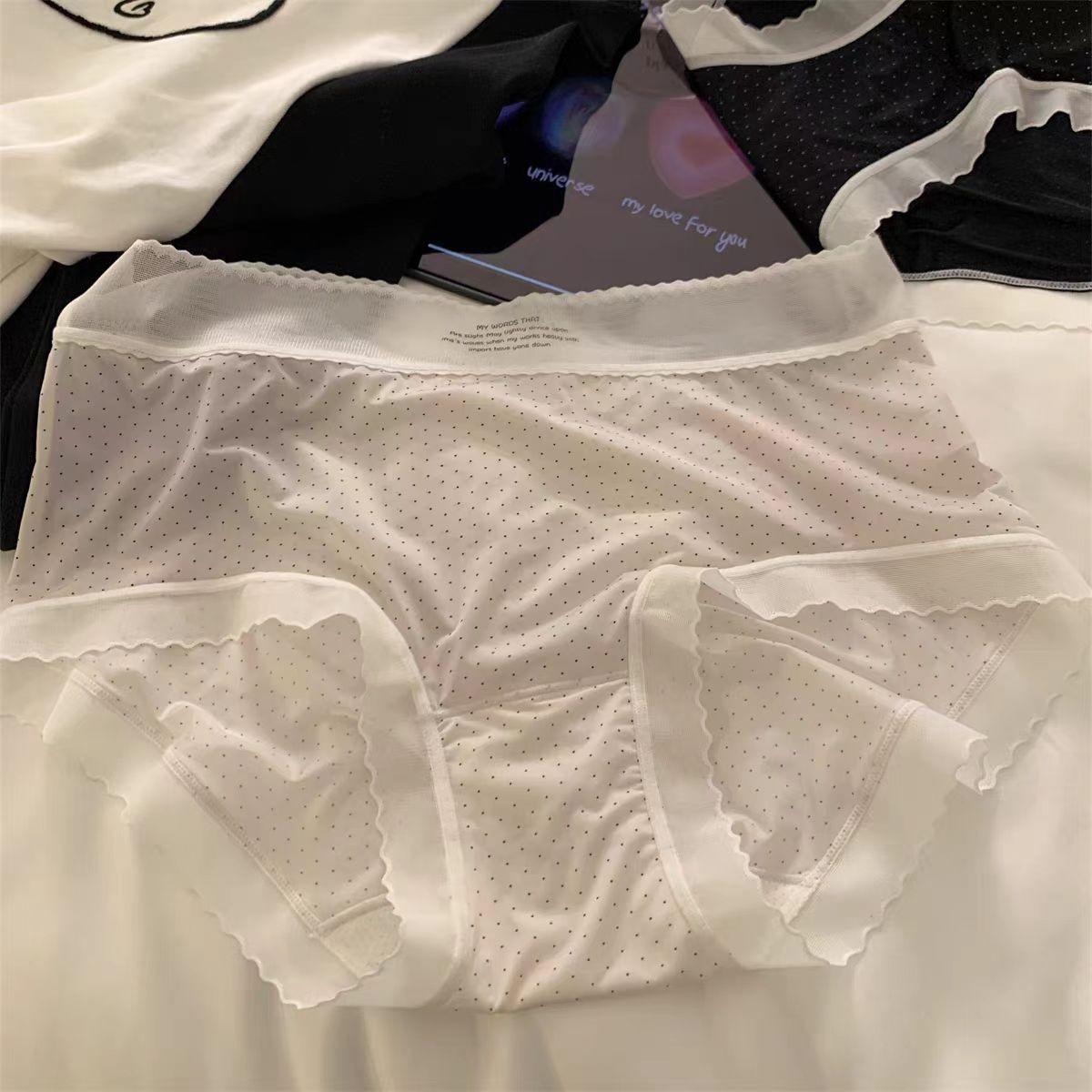 

Женское нижнее белье из ледяного шелка Женское летнее дышащее со средней посадкой Женское нижнее белье-треугольники XL