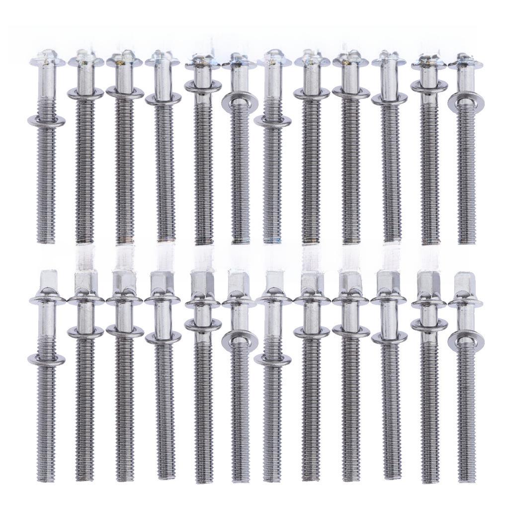 Jazz Drum Rack Claw & Tom Screw Set (6-Pack) – M5 & M6 Sizes for Drum Accessories