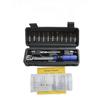 TINSOL 15Pcs Set Bicycle Torque Wrench Set 1/4" 2-24Nm Dual Direction Bike Allen Key Tool Socket Preset Type Spanner Pro Repair