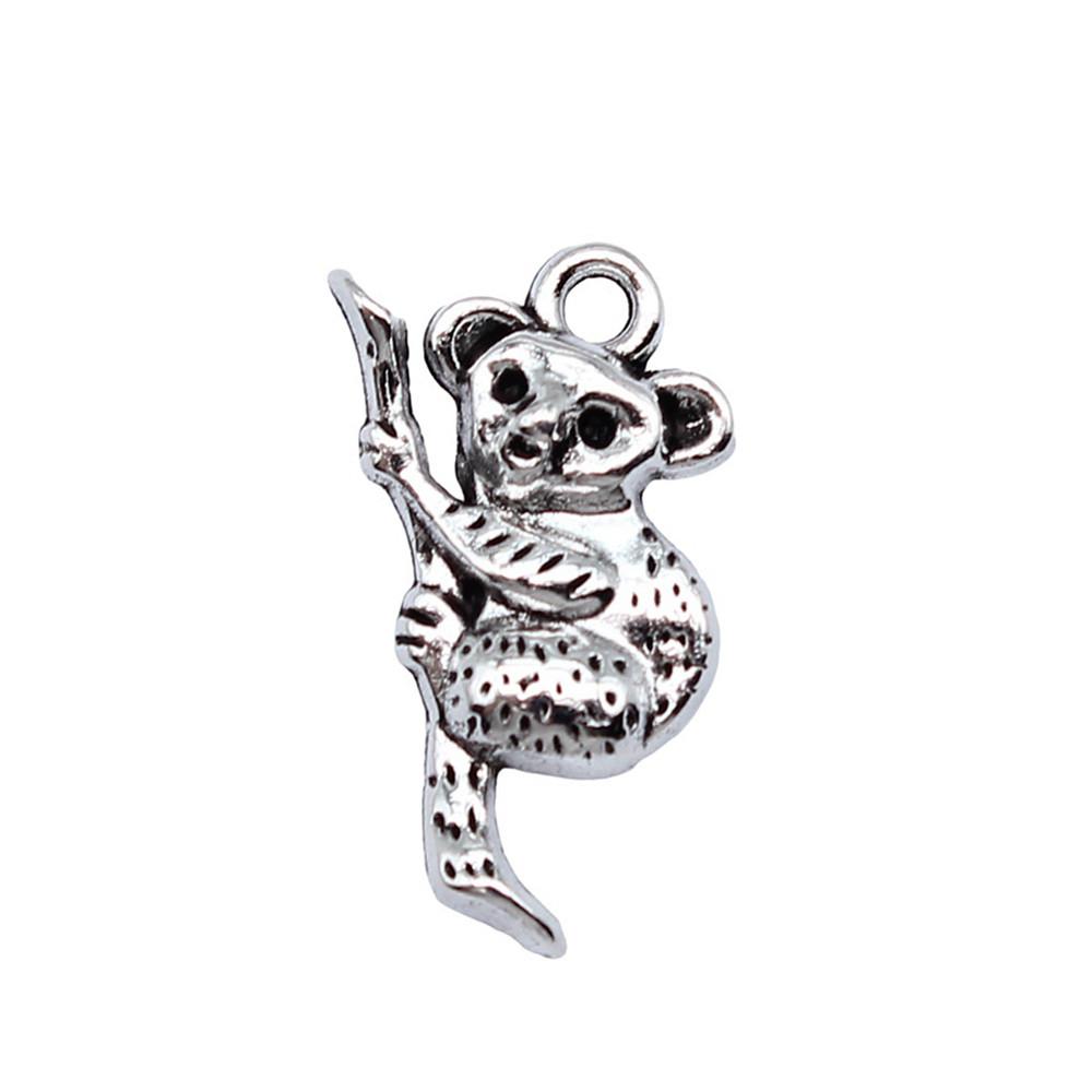 Bear Pendants Metal Animal Charms Panda For DIY Bracelet Necklace Earrings Accessories